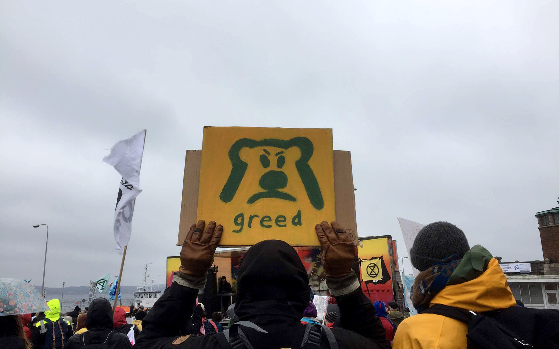Demonstration mot Preemraff